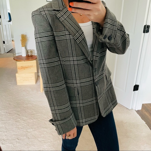 Alice + Olivia Pauline Blazer Jacket Grey XS House of Colour (HOC) Winter - Picture 4 of 4